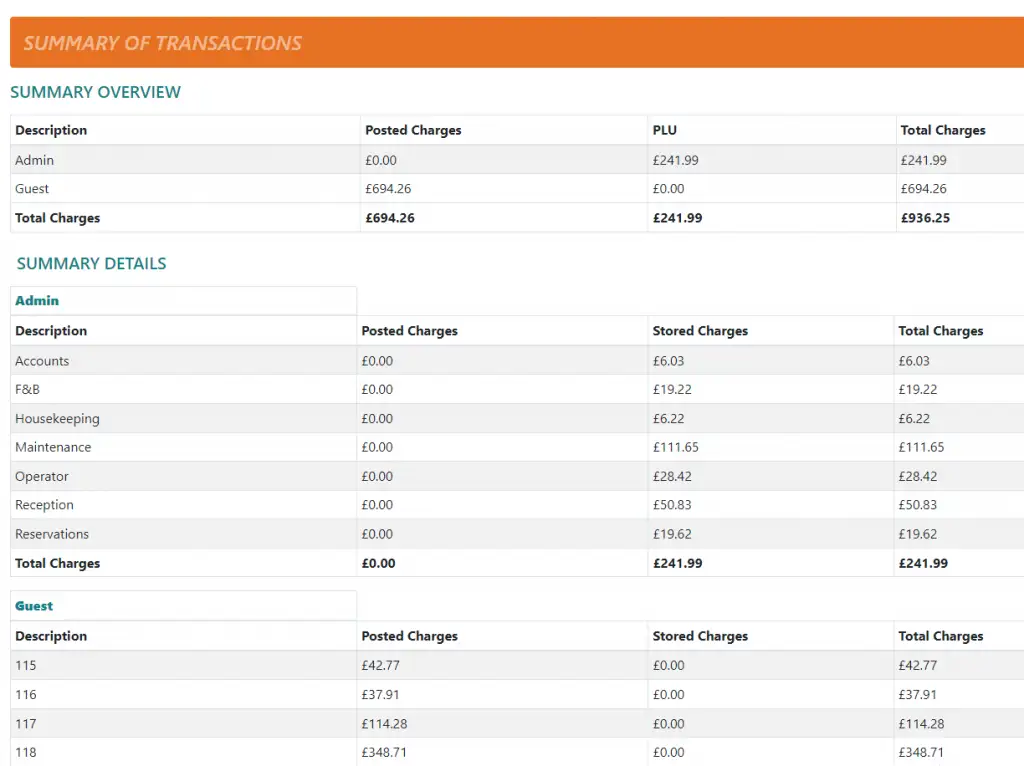 iCharge Enterprise Reconcile Report