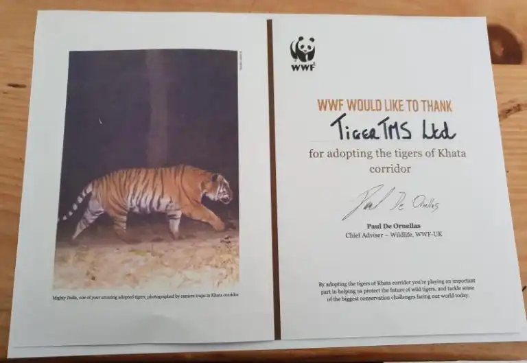TigerTMS Tiger Adoption